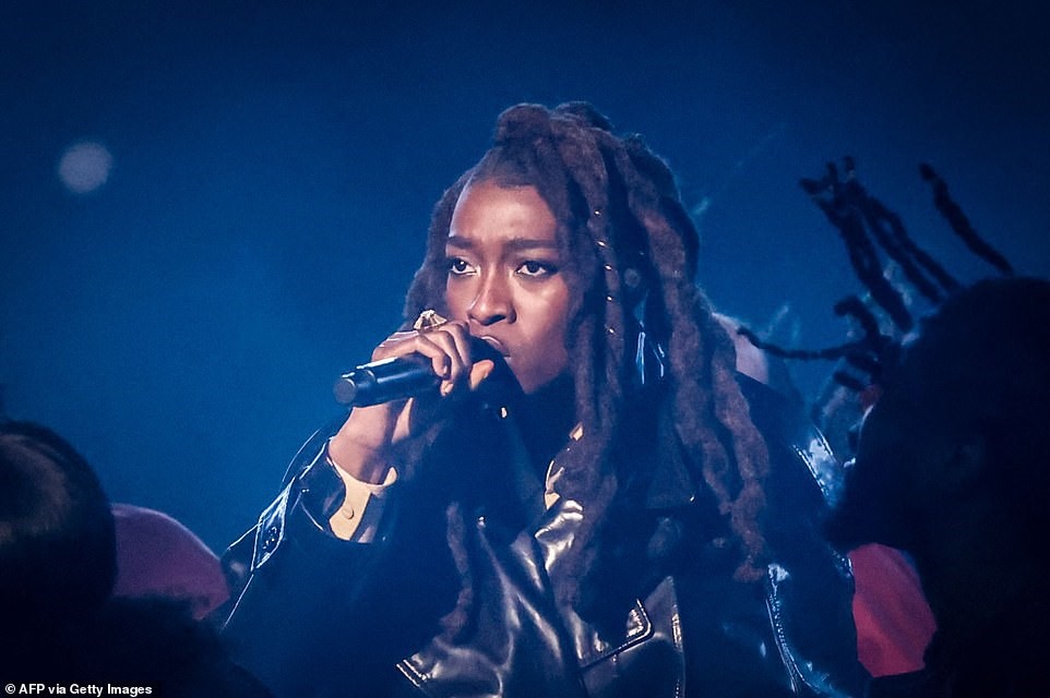 Little Simz performing